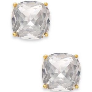 Kate Spade New York Clear Square Stud Earrings